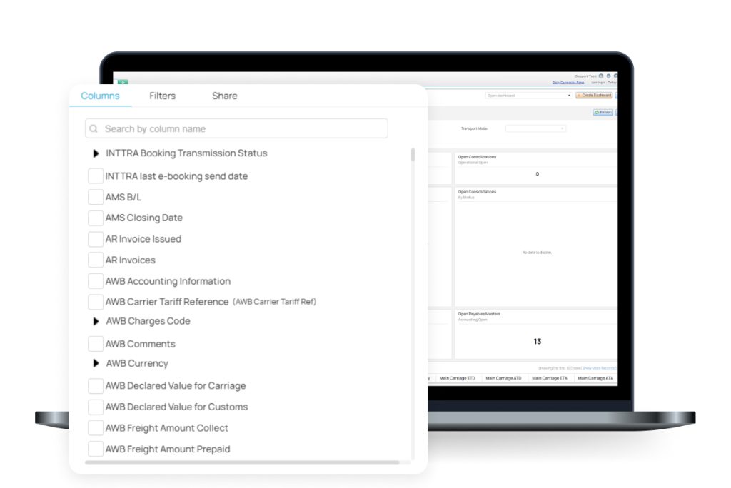 shipments-Customization